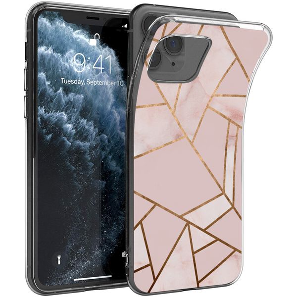 iMoshion Design hoesje iPhone 11 Pro - Grafisch Koper / Roze