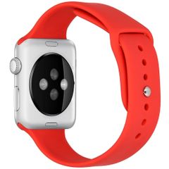 iMoshion Siliconen bandje Apple Watch Series 1-9 / SE - 38/40/41 mm - Rood