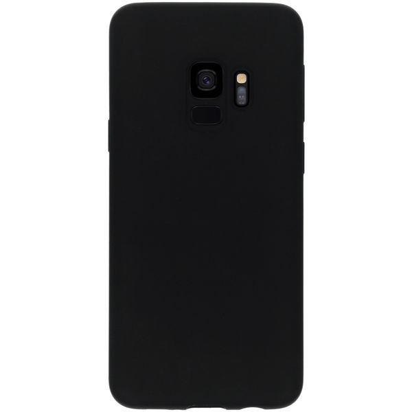 Accezz Liquid Silicone Backcover Samsung Galaxy S9 - Zwart