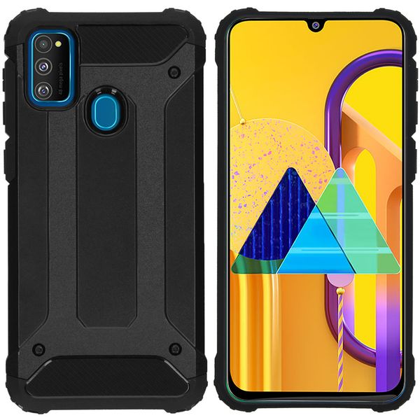 iMoshion Rugged Xtreme Backcover Samsung Galaxy M30s / M21 - Zwart