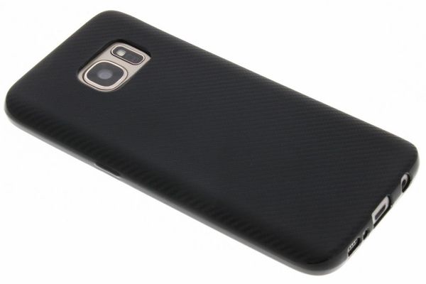 Carbon Softcase Backcover Samsung Galaxy S7