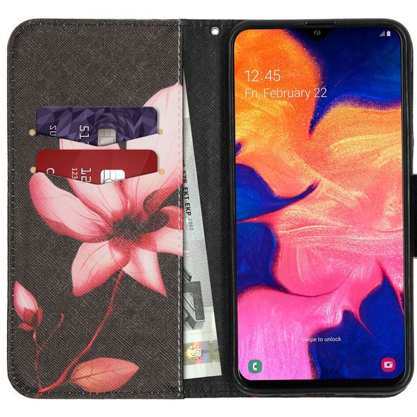 Design Softcase Bookcase Samsung Galaxy A10