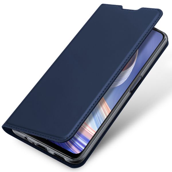 Dux Ducis Slim Softcase Bookcase Oppo Reno4 Z 5G - Donkerblauw