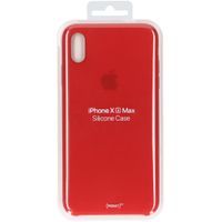 Apple Silicone Backcover iPhone Xs Max - Red