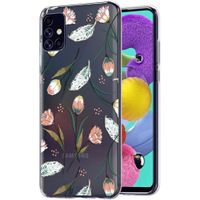 iMoshion Design hoesje Samsung Galaxy A51 - Bloem - Roze / Groen