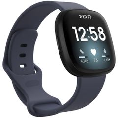 iMoshion Siliconen bandje Fitbit Sense / Versa 3 - Donkerblauw