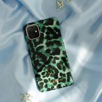 Selencia Maya Fashion Backcover iPhone 12 (Pro) - Green Panther