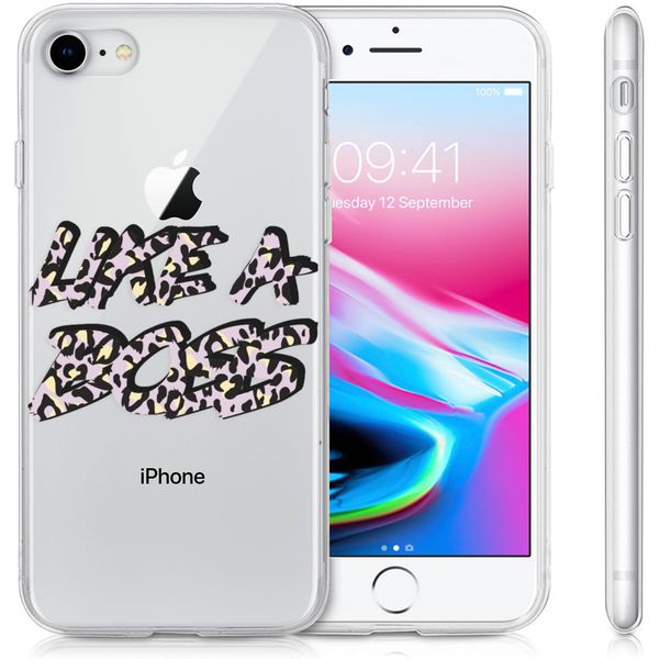 iMoshion Design hoesje iPhone SE (2022 / 2020) / 8 / 7 / 6 - Like A Boss