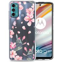 iMoshion Design hoesje Motorola Moto G60 - Bloem - Roze