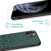 iMoshion Design hoesje iPhone 11 Pro - Luipaard - Groen / Zwart