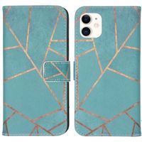 iMoshion Design Softcase Bookcase iPhone 11 - Blue Graphic