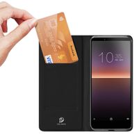 Dux Ducis Slim Softcase Bookcase Sony Xperia 10 II - Zwart