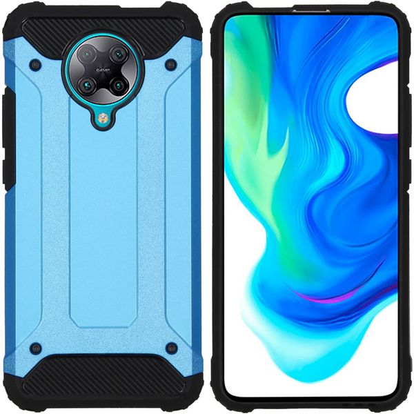 iMoshion Rugged Xtreme Backcover Xiaomi Poco F2 Pro - Lichtblauw