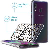 iMoshion Design hoesje Samsung Galaxy A40 - Luipaard - Bruin / Zwart