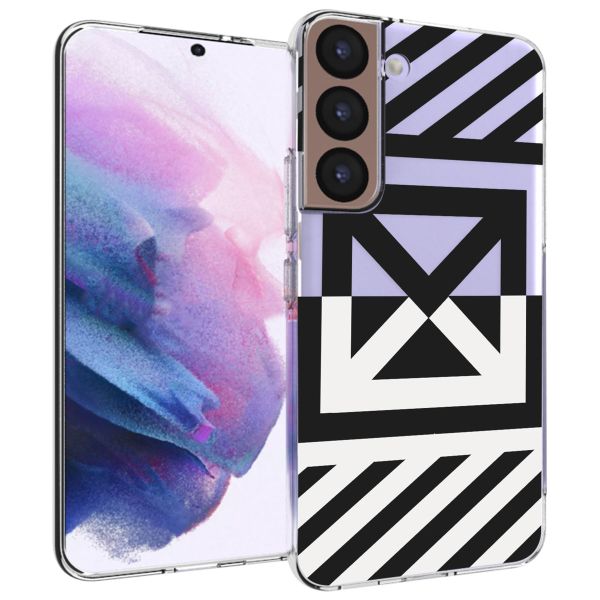 iMoshion Design hoesje Samsung Galaxy S22 - Grafisch - Kruis - Transparant