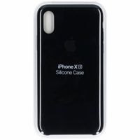 Apple Silicone Backcover iPhone Xs / X - Black