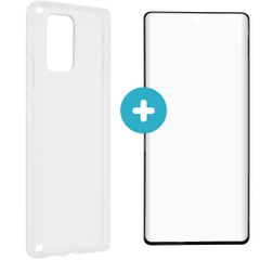 iMoshion Softcase Backcover + Glas Screenprotector Galaxy S10 Lite