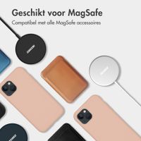 Accezz Liquid Silicone Backcover met MagSafe iPhone 12 (Pro)