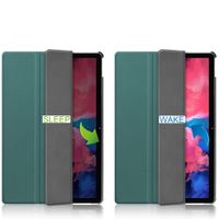 iMoshion Trifold Bookcase Lenovo Tab P11 / P11 Plus - Donkergroen