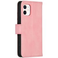 iMoshion Luxe Bookcase iPhone 12 Mini - Roze