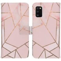 iMoshion Design Softcase Bookcase Samsung Galaxy A41 - Pink Graphic