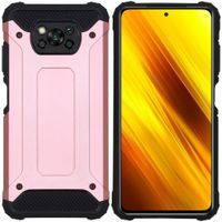 iMoshion Rugged Xtreme Backcover Xiaomi Poco X3 (Pro) - Rosé Goud