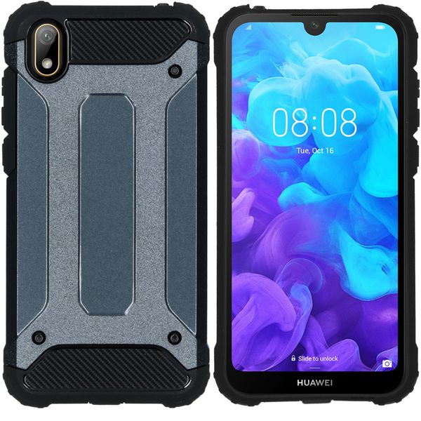 iMoshion Rugged Xtreme Backcover Huawei Y5 (2019) - Blauw