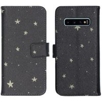 iMoshion Design Softcase Bookcase Samsung Galaxy S10 - Stars Gold