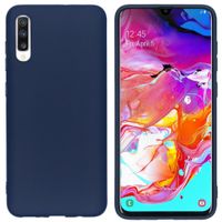 iMoshion Color Backcover Samsung Galaxy A70 - Donkerblauw