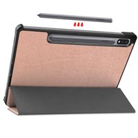 iMoshion Trifold Bookcase Samsung Galaxy Tab S8 / S7 - Rosé Goud