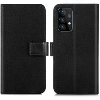 iMoshion Luxe Canvas Bookcase Samsung Galaxy A52(s) (5G/4G) - Zwart