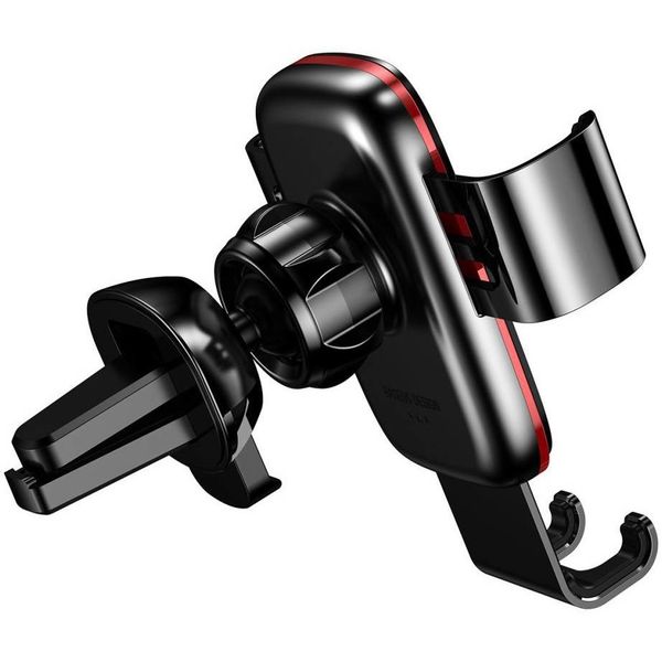 Baseus Metal Age Gravity Car Mount - Telefoonhouder auto - Ventilatierooster - Rood