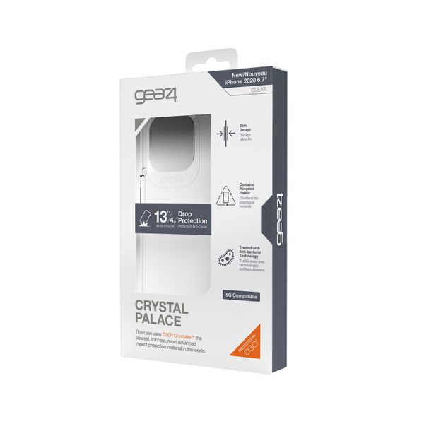 Gear4 Crystal Palace Backcover iPhone 12 Pro Max - Transparant