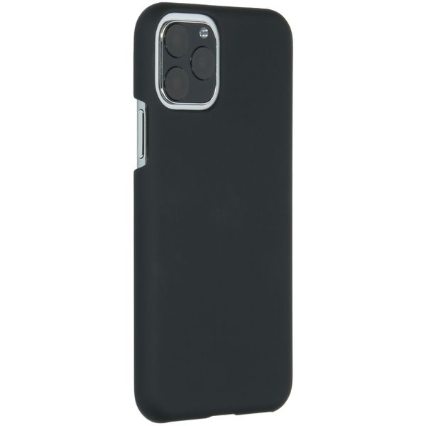 Effen Backcover iPhone 11 Pro - Zwart