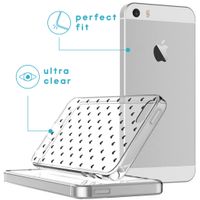 iMoshion Design hoesje iPhone 5 / 5s / SE - Hartjes - Zwart