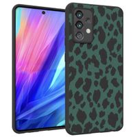 iMoshion Design hoesje Samsung Galaxy A52(s) (5G/4G) - Luipaard - Groen /Zwart