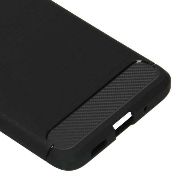 Brushed Backcover Samsung Galaxy S20 Plus - Zwart