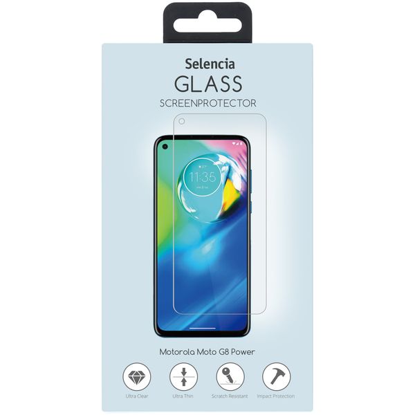 Selencia Gehard Glas Screenprotector Motorola Moto G8 Power