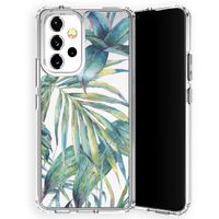 Selencia Zarya Fashion Extra Beschermende Backcover Samsung Galaxy A53 - Green Jungle Leaves