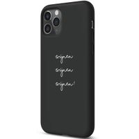 iMoshion Design hoesje iPhone 11 Pro - Wijnen Wijnen Wijnen - Zwart