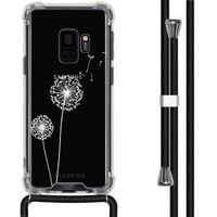 iMoshion Design hoesje met koord Samsung Galaxy S9 - Paardenbloem - Wit