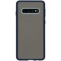 iMoshion Frosted Backcover Samsung Galaxy S10 - Blauw