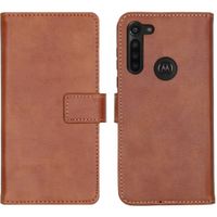 iMoshion Luxe Bookcase Motorola Moto G8 Power - Bruin