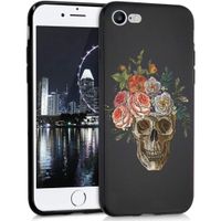 iMoshion Design hoesje iPhone SE (2022 / 2020) / 8 / 7  - Doodshoofd - Multicolor