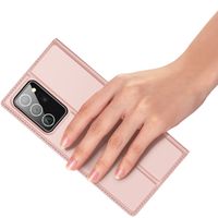 Dux Ducis Slim Softcase Bookcase Galaxy Note 20 Ultra - Rosé Goud