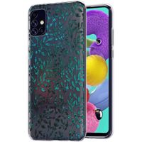 iMoshion Design hoesje Samsung Galaxy A51 - Bladeren - Groen