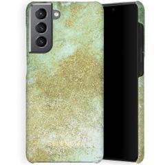 Selencia Maya Fashion Backcover Samsung Galaxy S21 - Green Nature