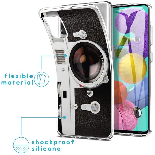 iMoshion Design hoesje Samsung Galaxy A51 - Classic Camera