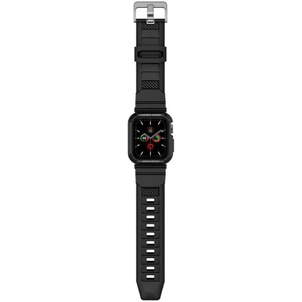 Spigen Rugged Armor™ Pro Case Apple Watch 40 mm - Zwart