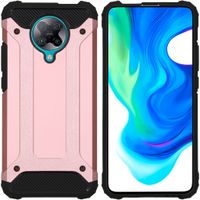 iMoshion Rugged Xtreme Backcover Xiaomi Poco F2 Pro - Rosé Goud